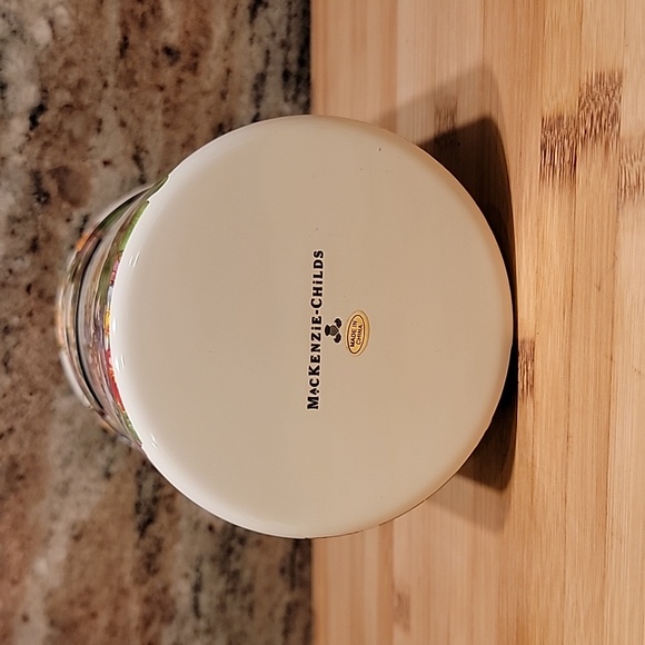 Mackenzie-Childs Flower Market Large Canister in White - Picture 6 of 7